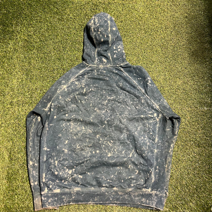 Stone Island Blue Acid Wash Hoodie Size XL USED x11960