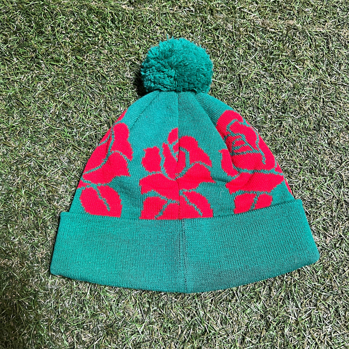 Supreme Rose Beanie Green One Size Used X12946
