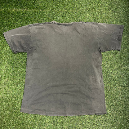 1995 Batman Forever Black Tee Size XL USED v15449