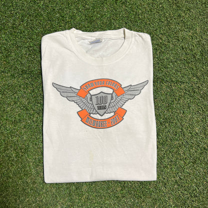 2003 Harley Davidson "Show Your Colors" White Tee Size XL USED v15493