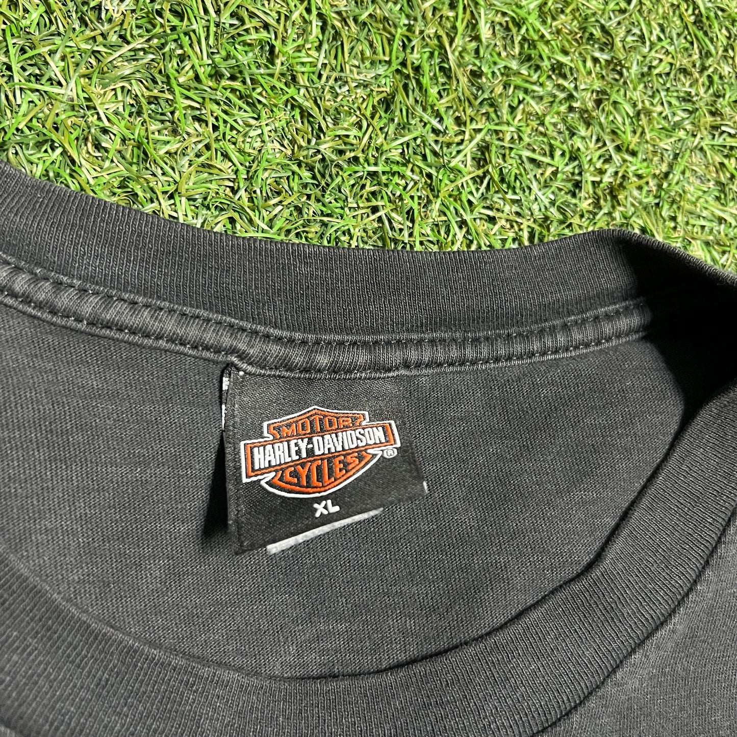 2003 Harley Davidson Rolling Thunder Eagle MD Black Tee Size XL USED v15492