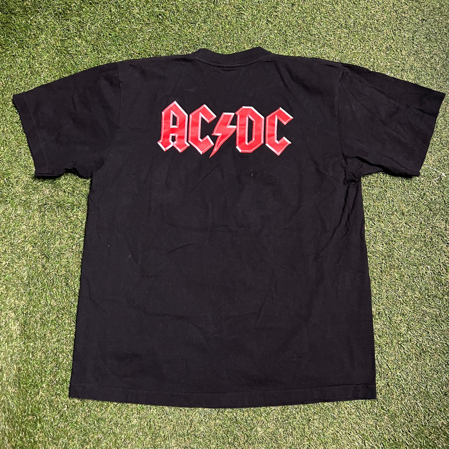 ACDC Are You Ready Baby Devil Black Tee Size XL USED v14377