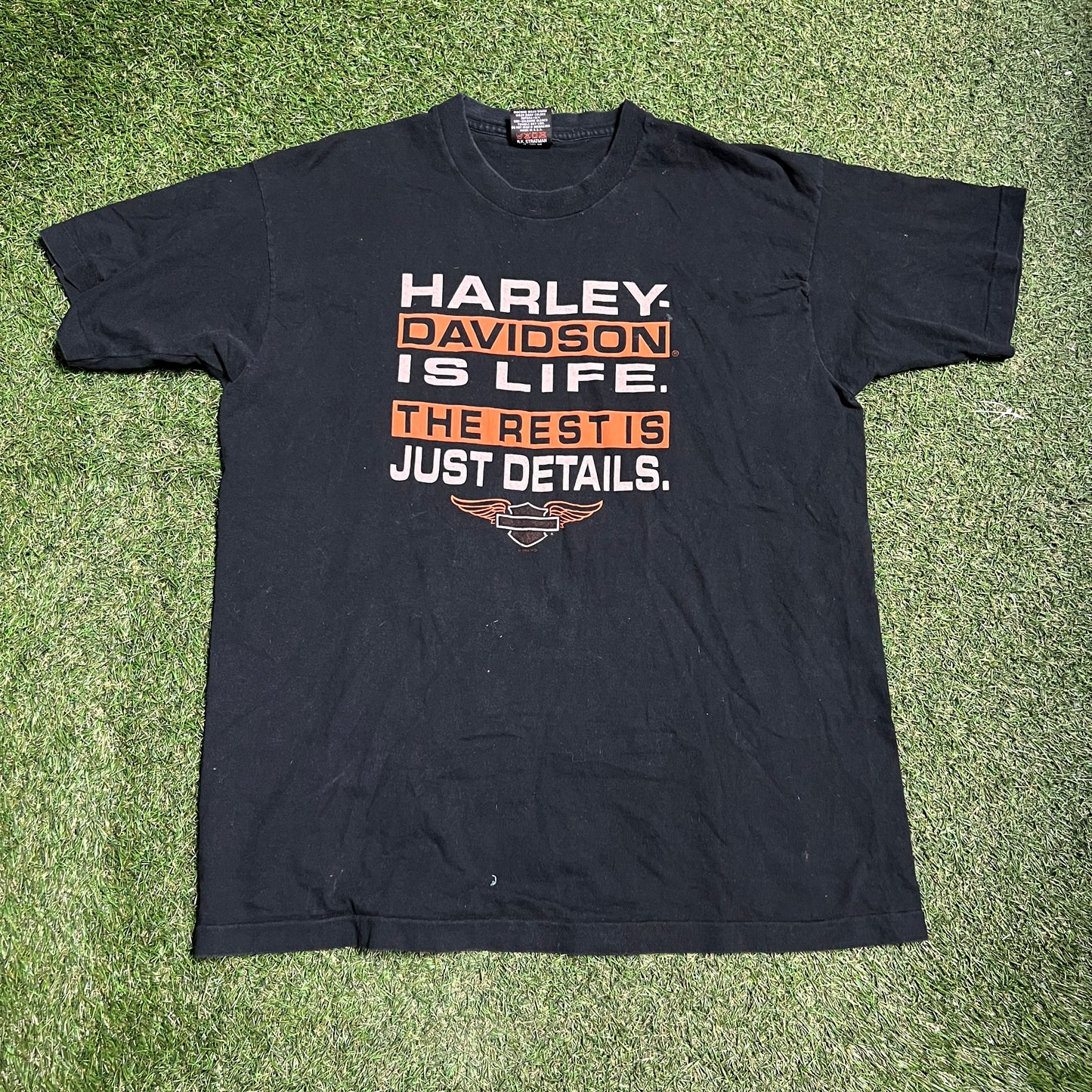 1996 Harley Davidson is Life Black Tee Size XXL USED v14375