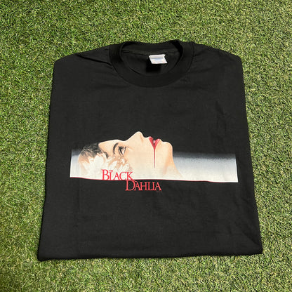 2006 Black Dahlia Black Movie Promo Tee Size XL USED v15518