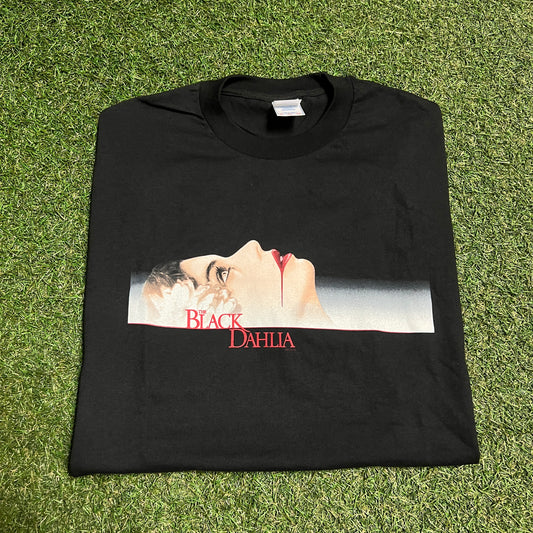 2006 Black Dahlia Black Movie Promo Tee Size XL USED v15518