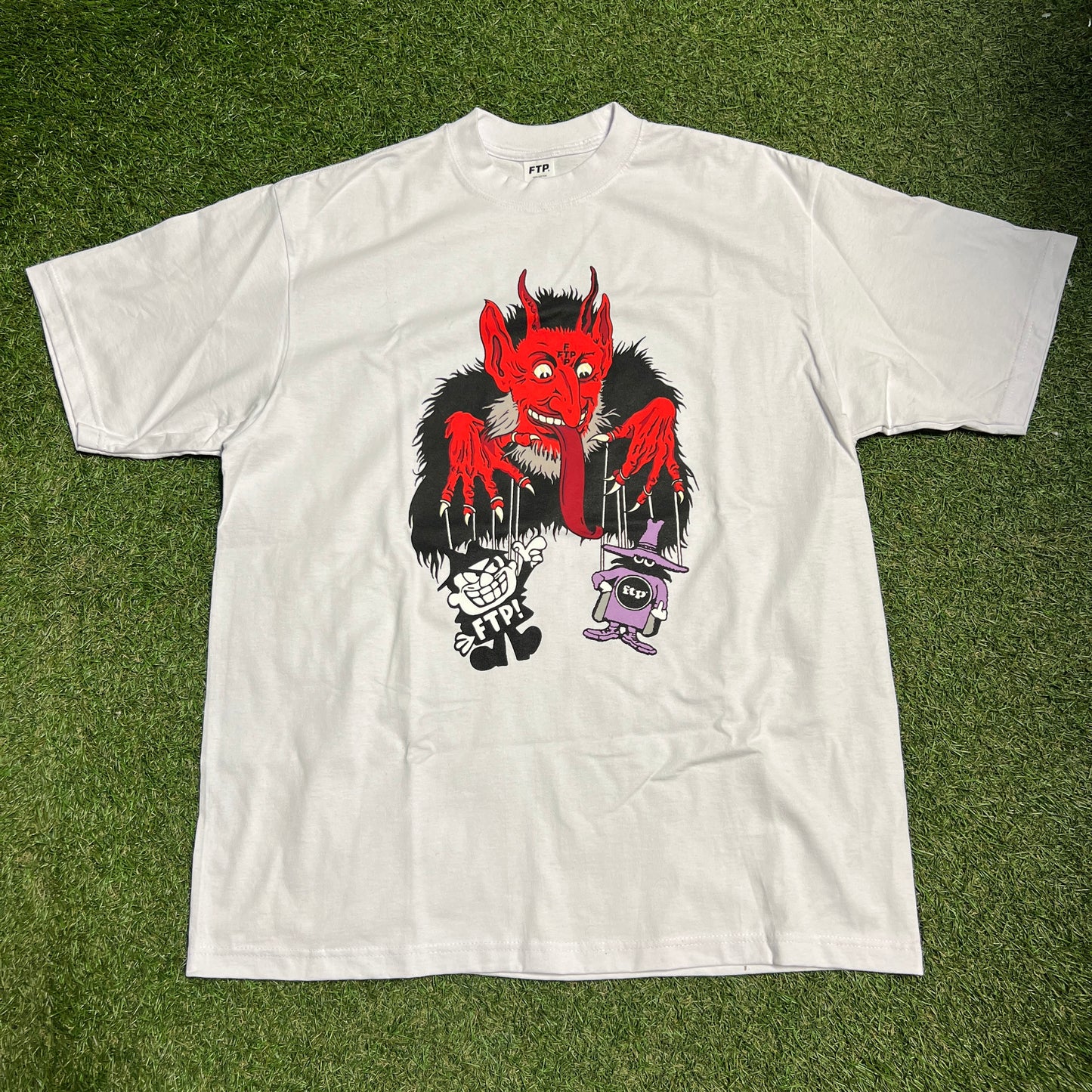 FTP Krampus tee white Size XL NEW x12079