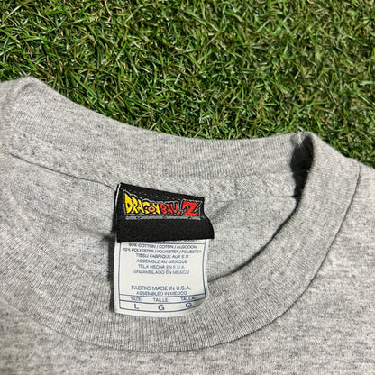 2002 Dragon Ball Z tee grey Size Large USED v14430