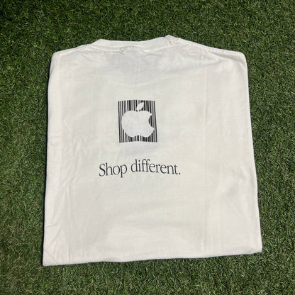 2002 Apple Soho White Shop Tee Size XL USED v15514