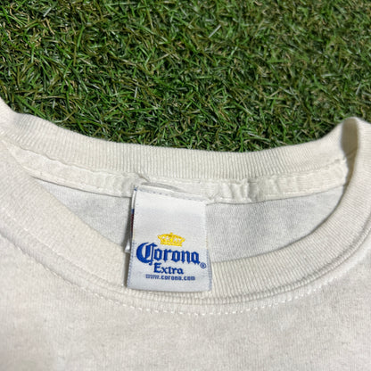 Corona de mayo tee white Size XL USED v14436