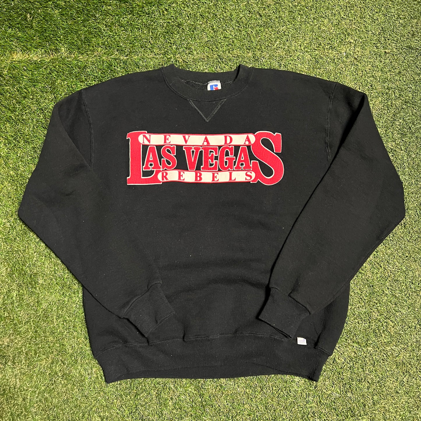 2000s Nevada Las Vegas Rebels Black Crewneck Size Large USED v14412