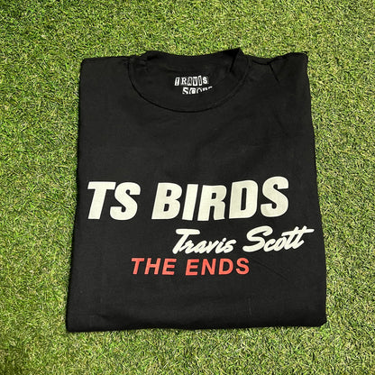 2016 Travis Scott TS Birds The Ends Black Longsleeve Size Small USED x12994
