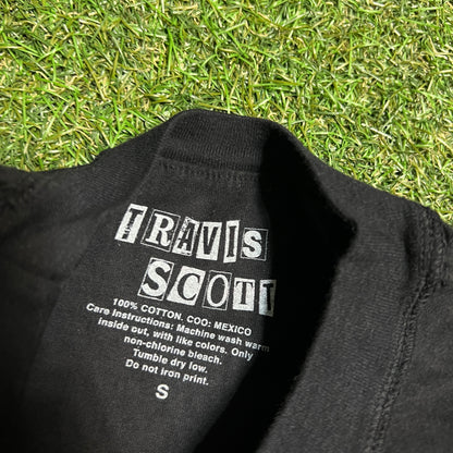 2016 Travis Scott TS Birds The Ends Black Longsleeve Size Small USED x12994