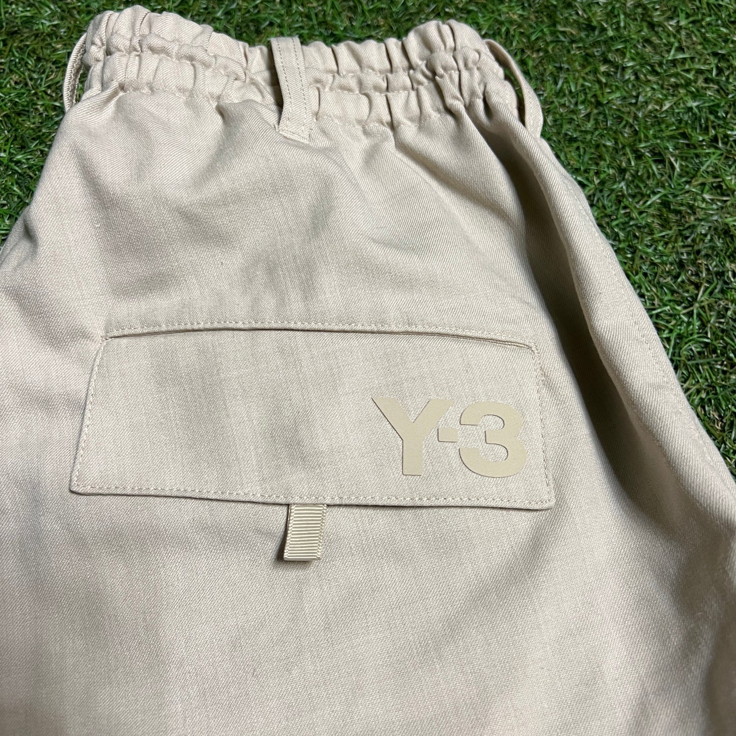 Y-3 jogger cargo pants khaki Size Small USED x12105