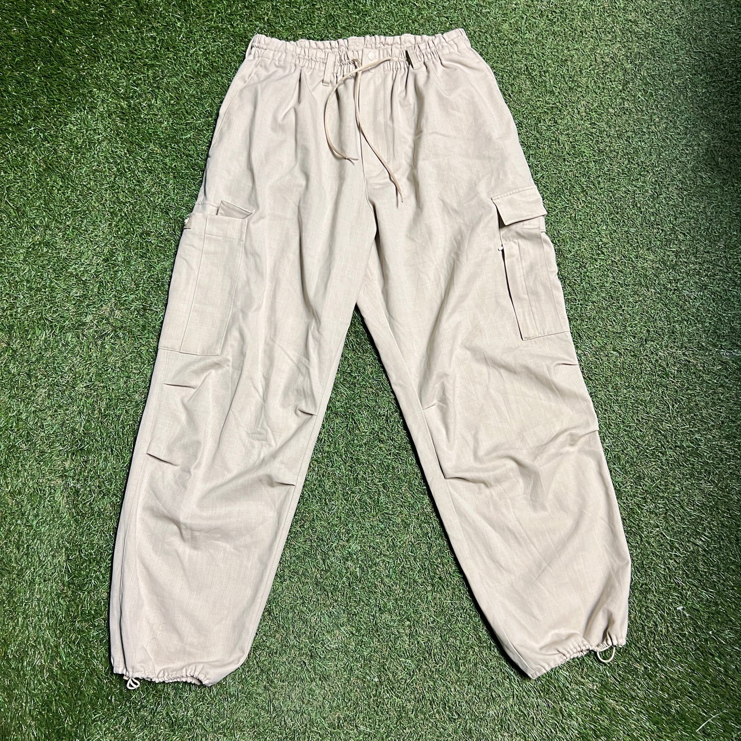 Y-3 jogger cargo pants khaki Size Small USED x12105