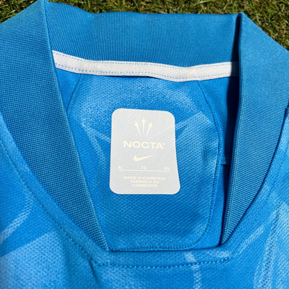 Nike x NOCTA Distant Regards Jersey Blue Glow/White Size XL Used X12086