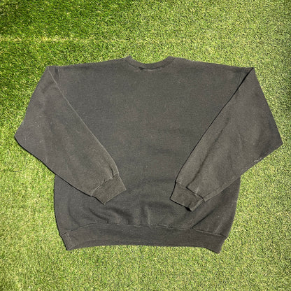 1990s Seawolf Submarine Crewneck Black Size XXL USED v14461