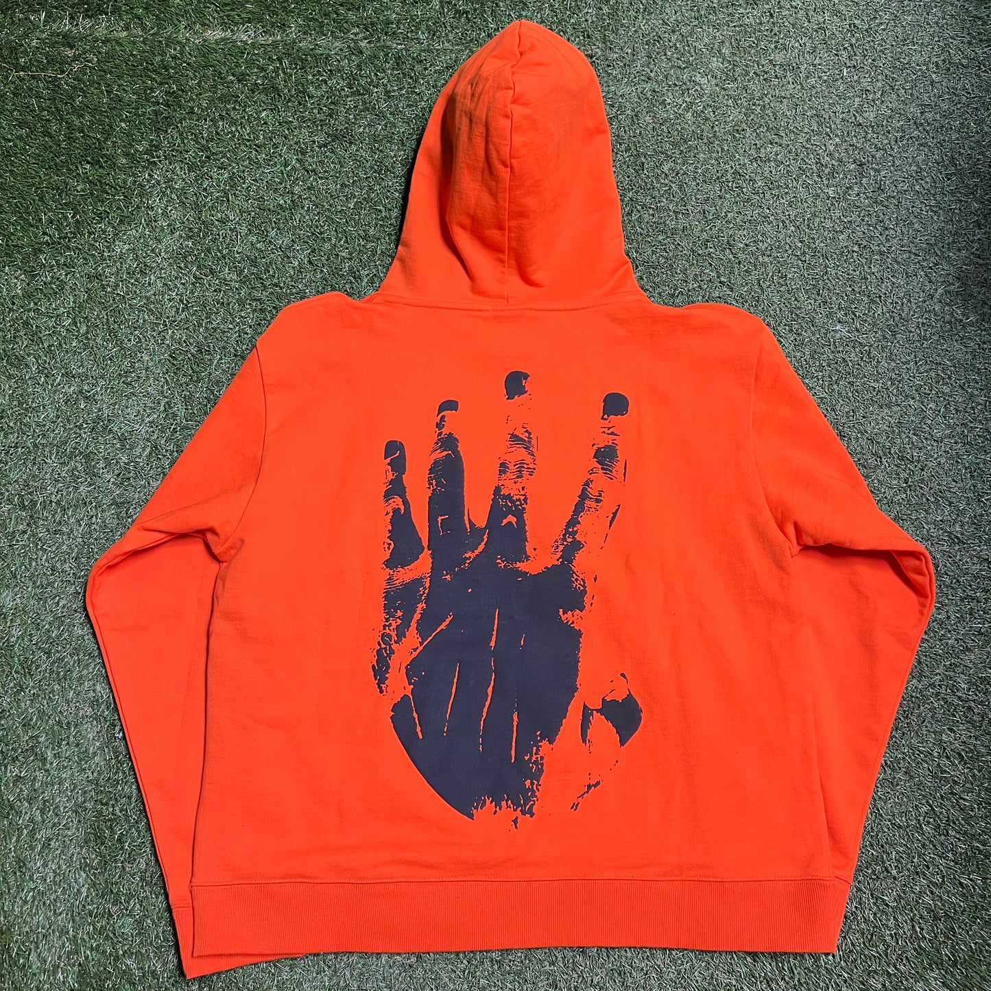 Revenge XXXTentacion Kill Hoodie Orange/Black Size XL USED x12132