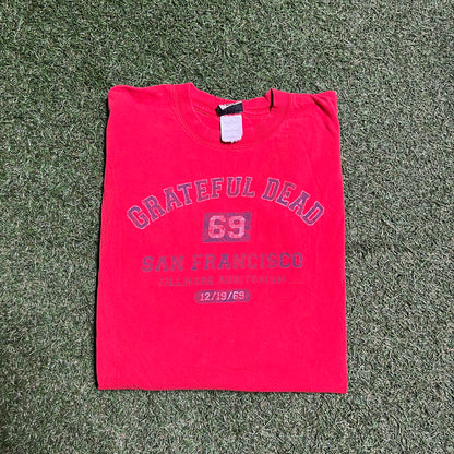 Grateful dead san francisco longsleeve red Size XL USED v14476