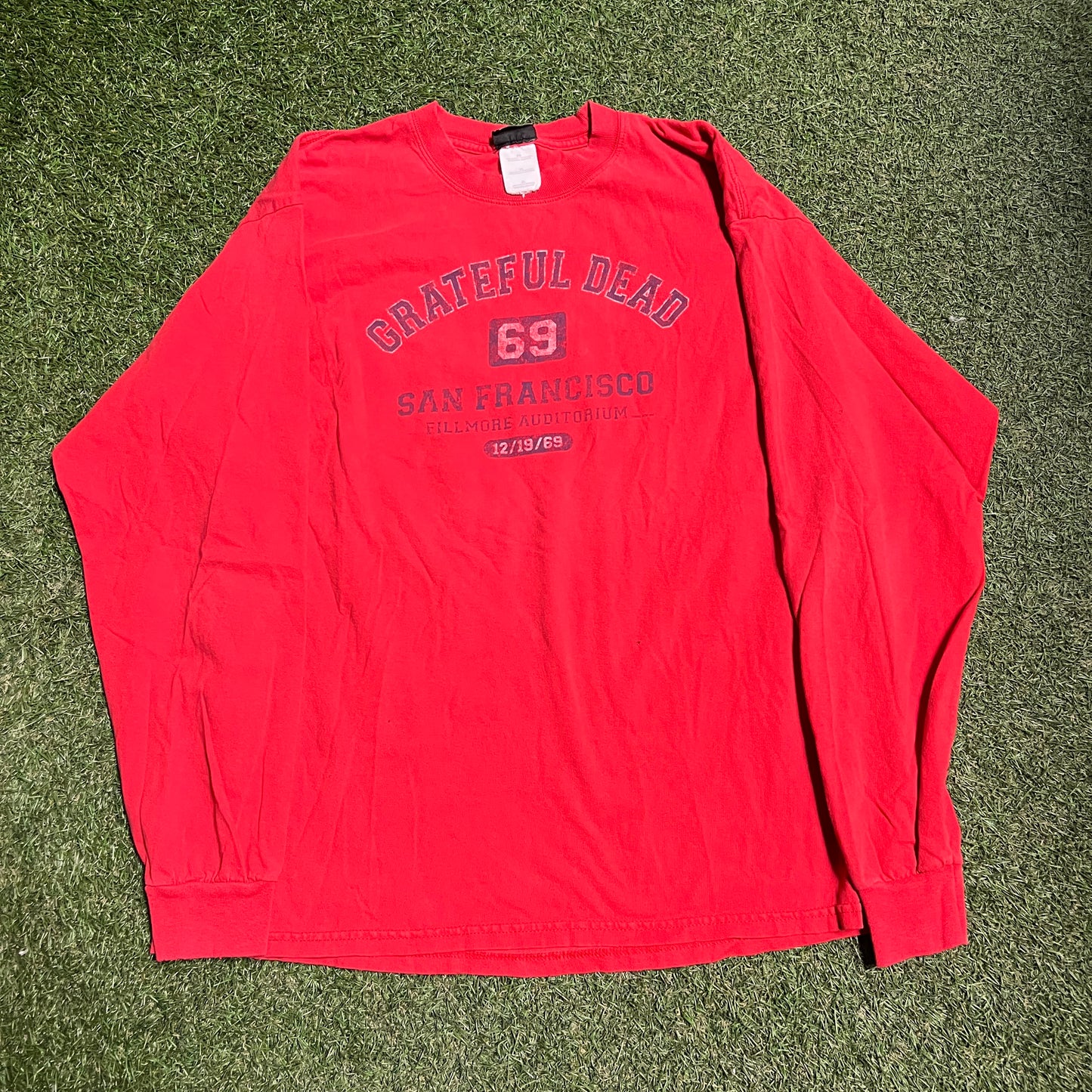 Grateful dead san francisco longsleeve red Size XL USED v14476