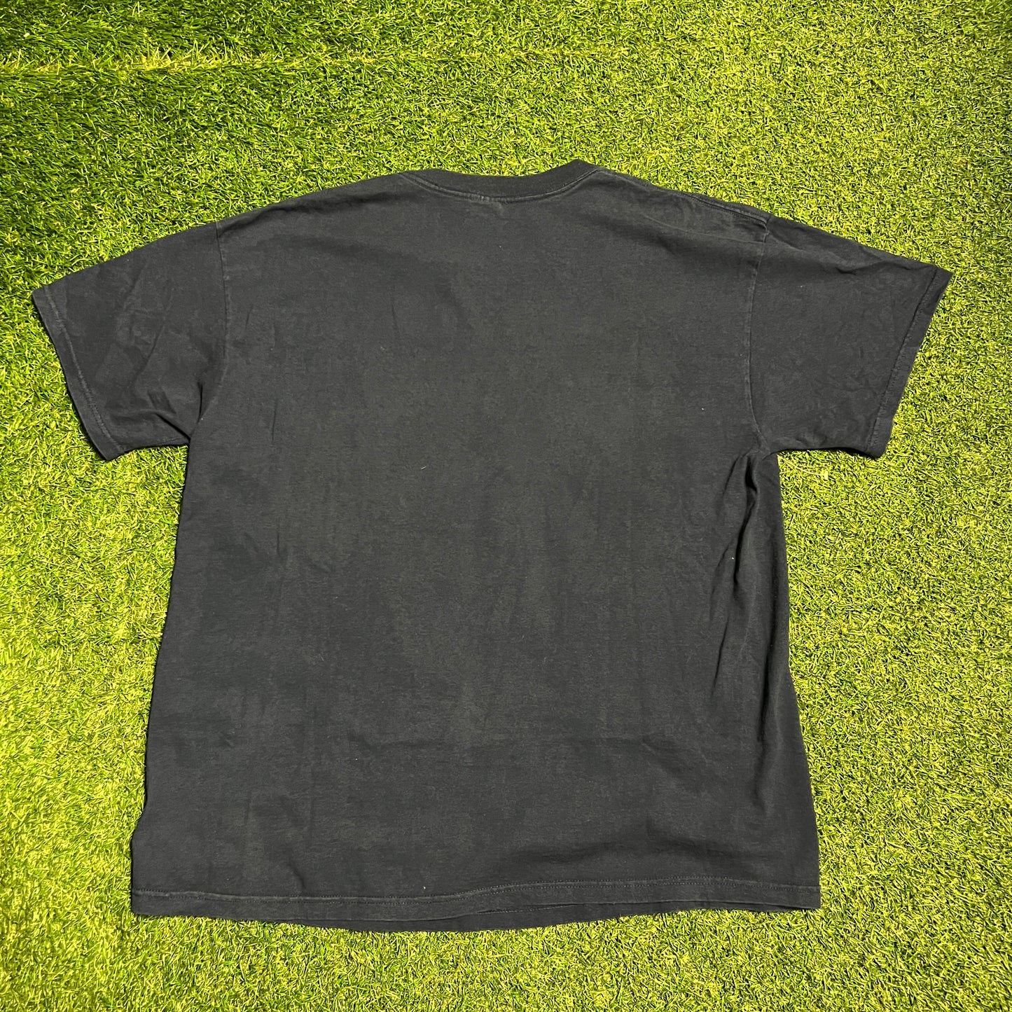 1997 Taz "Fear Does Not Exist" Navy Tee Size Large USED v15591