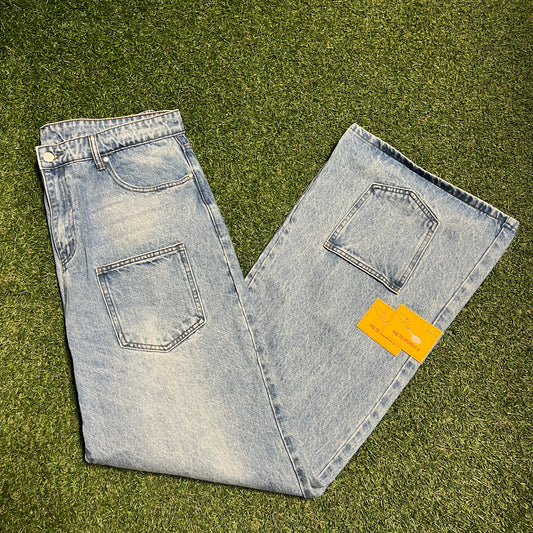 A Creation By Dav "Front Pocket" Jeans Size 36 USED v15593