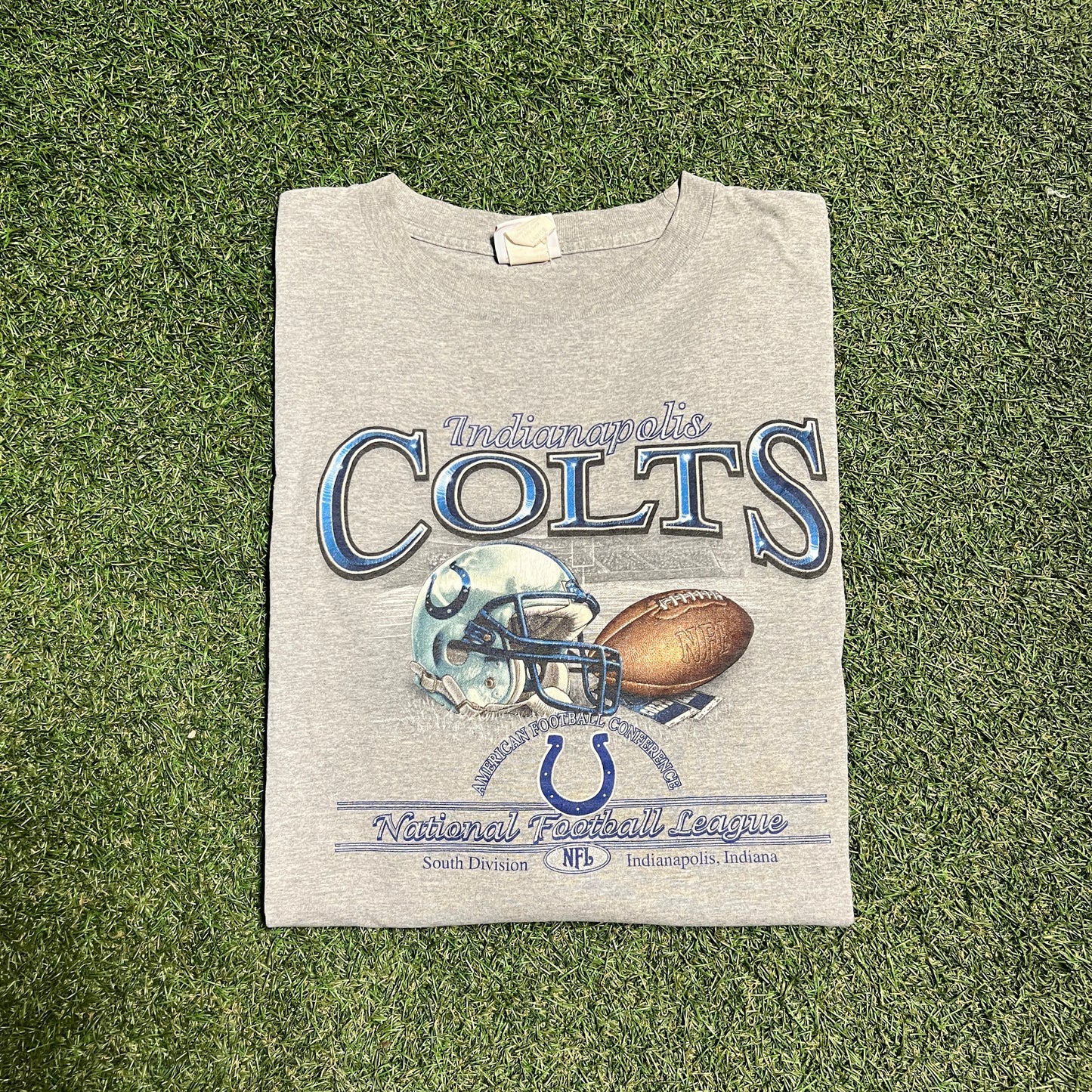 AFC Indianapolis colts longsleeve grey Size Large USED v14485