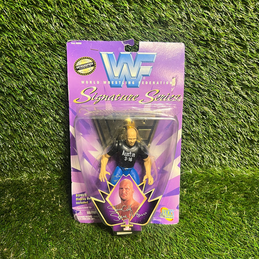 WWF Signature Series Stone Cold Action Figure NEW v14520