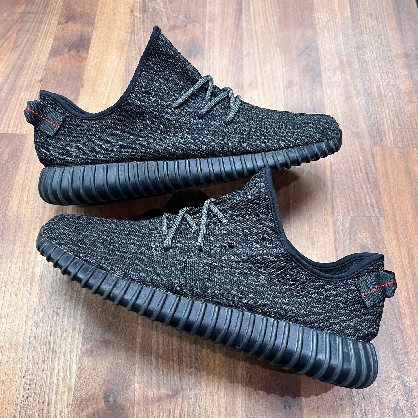 Yeezy 350 Pirate Black (2015) Size 13 USED s15687