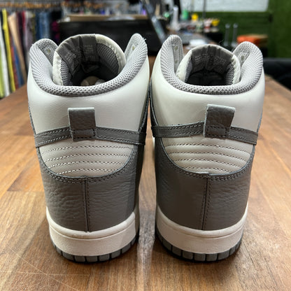 Nike Dunk High 2012 Grey/White 317982123 Size 9 NEW s4299