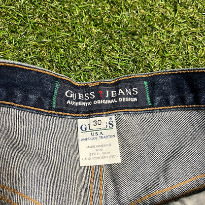 1990s Guess Jeans Denim Shorts Size 30 NEW v15599