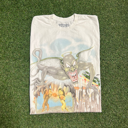 Travis Scott Circus Maximus Utopia Demon White Tee Size XL NEW x13042