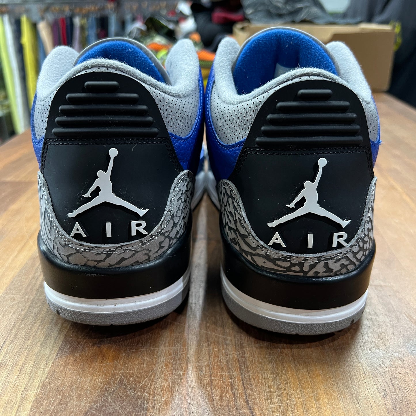 Jordan 3 Retro Varsity Royal Cement Size 12 USED S15728