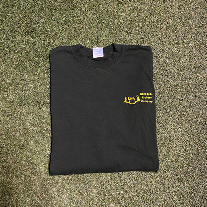 Y2K Renegade Archery Longsleeve Tee Green Size XL USED v14558