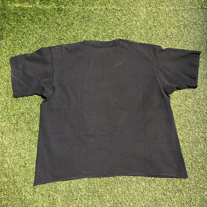 1990s Top of the Morning Coffee Tee Black Size XL USED v14559