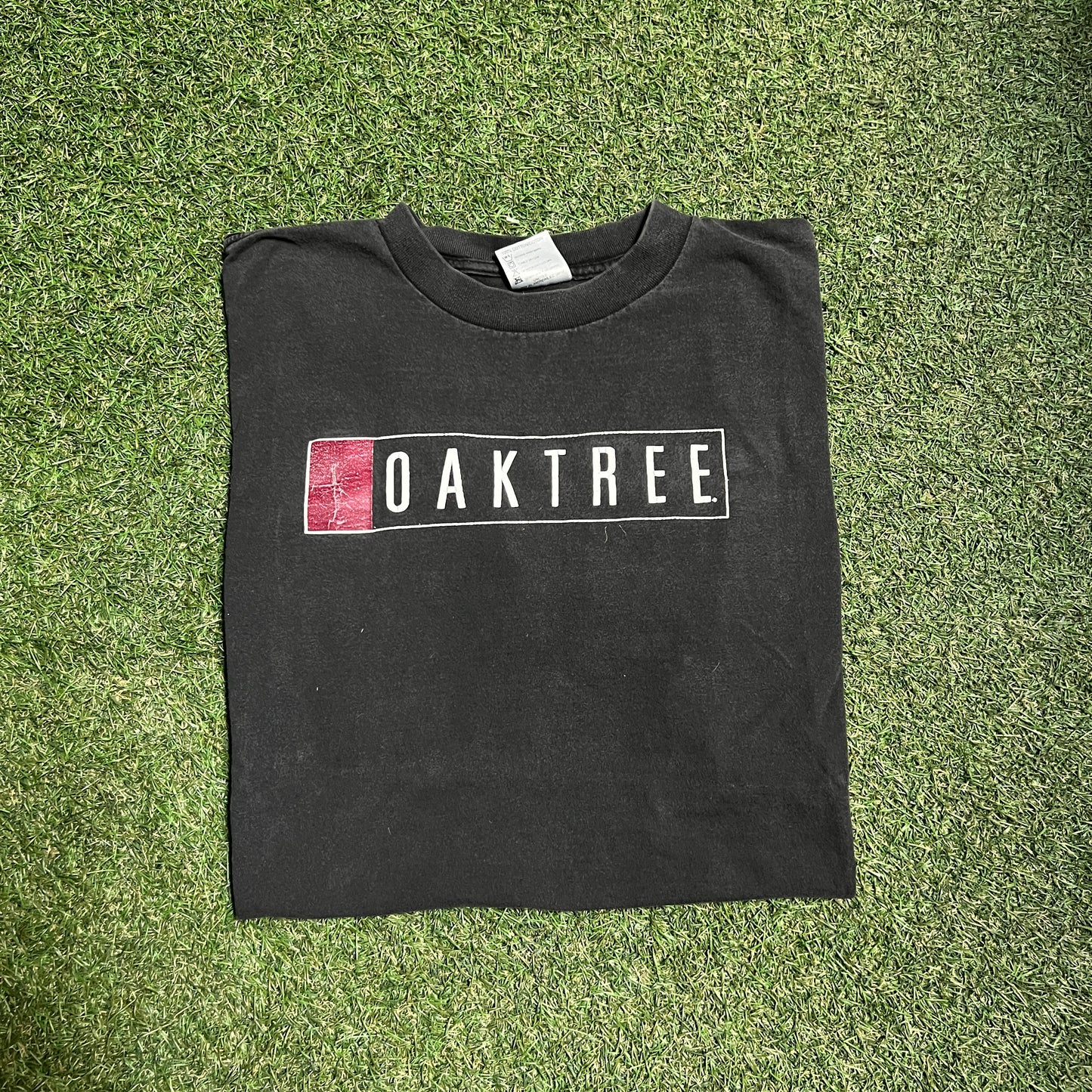 1990s Oaktree Winery Tee Black Size XL USED v14560
