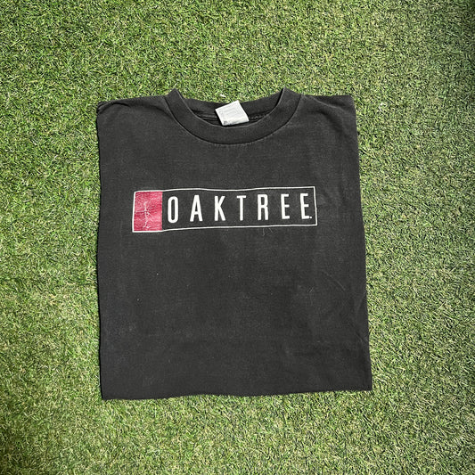 1990s Oaktree Winery Tee Black Size XL USED v14560