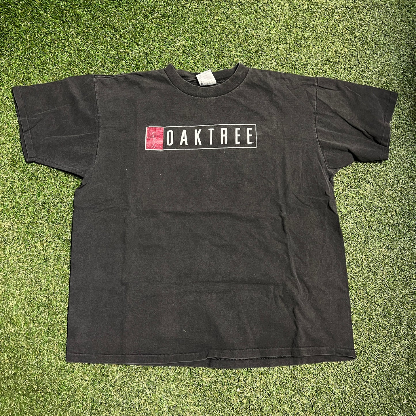 1990s Oaktree Winery Tee Black Size XL USED v14560