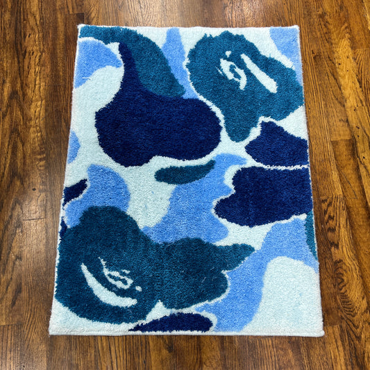 Bape Blue Camo Rug NEW x4747