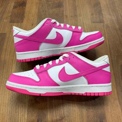 Nike Dunk Low Laser Fuchsia Size 7y NEW s15647
