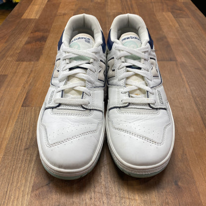 New Balance 550 White Vintage Indigo Size 10.5 USED s15402