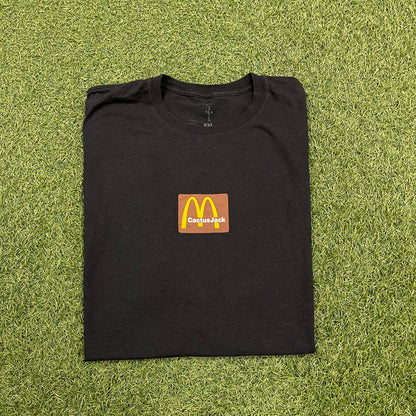 Cactus Jack Mcdonalds Black Tee Size XXL USED x12232