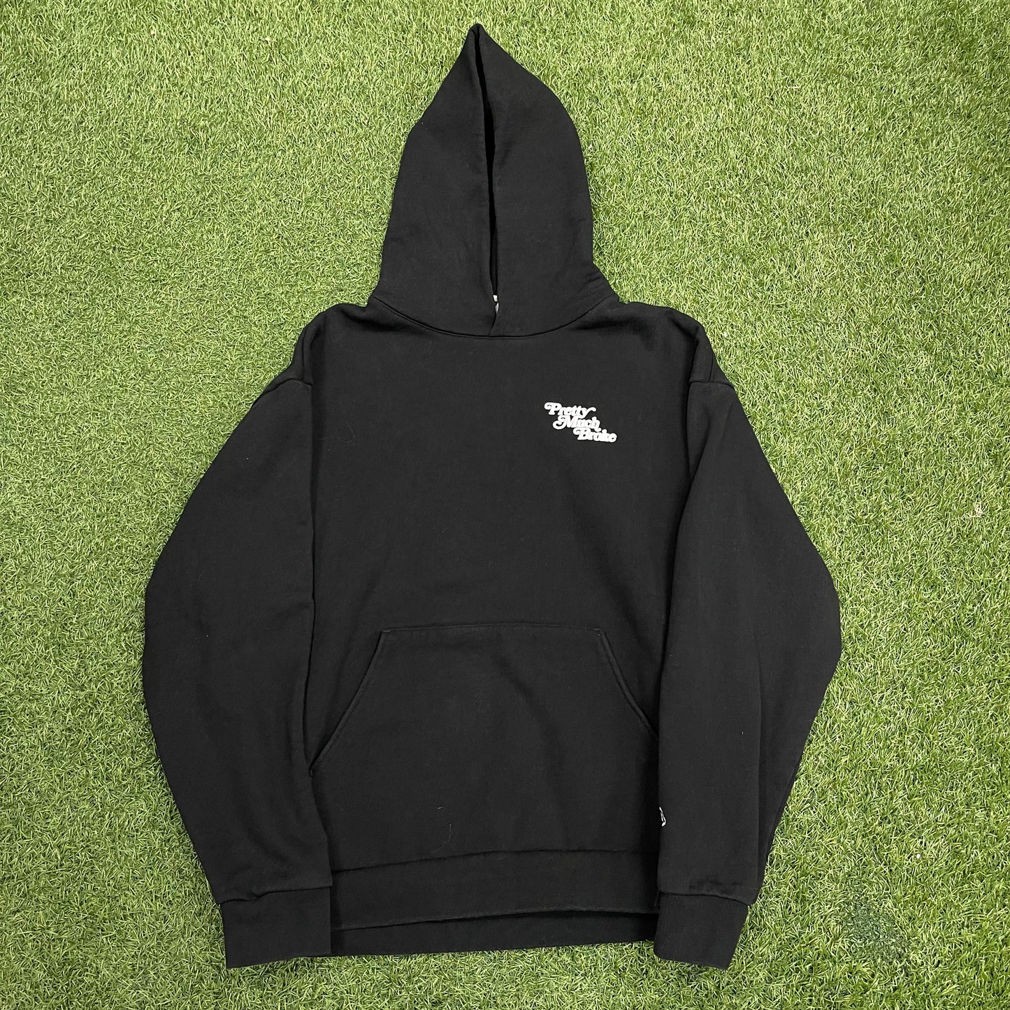 APTHCRY Pretty Much Broke Hoodie Black Size XL Used x12226