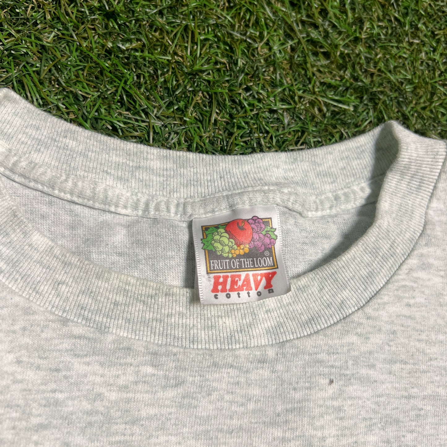Y2K "CRS" Club Grey Tee Size Large USED v15643