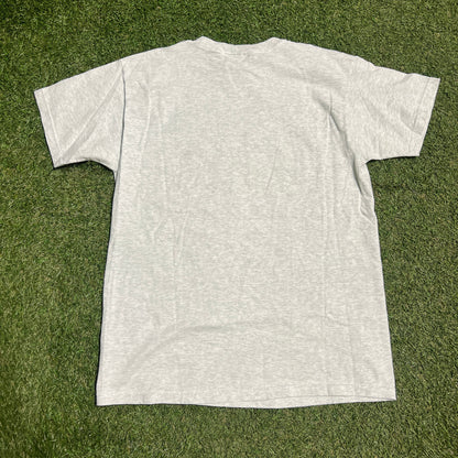 Y2K "CRS" Club Grey Tee Size Large USED v15643