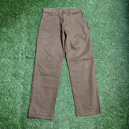 Dickies Brown Workwear Pants Size 30x30 USED v15637
