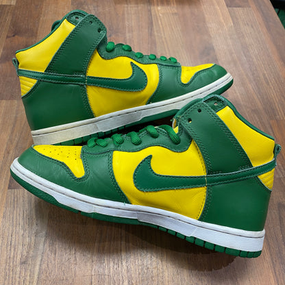 Nike SB Dunk High Brazil 2003 Size 8 USED s941