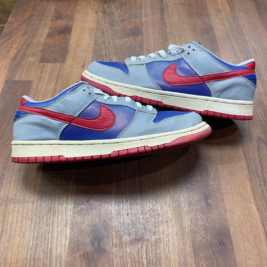 Nike Dunk Low Hyper Blue Samba 2001 Size 9.5 USED s1844