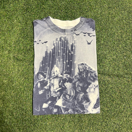 1992 Wizard of Oz AOP Tee Size Large USED v15670