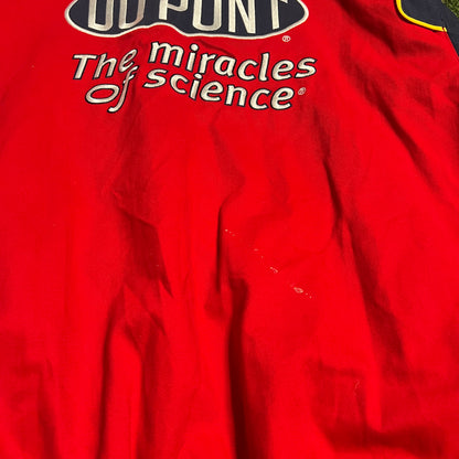 Y2K Nascar Dupont Jeff Gordon AOP Red Jacket Size XL USED v15675