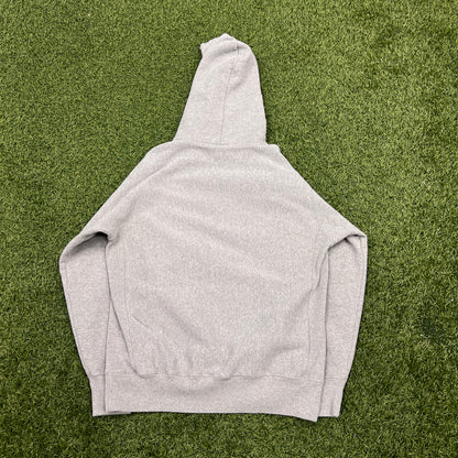Undefeated Small Middle Logo Grey Hoodie Size Medium USED x12213